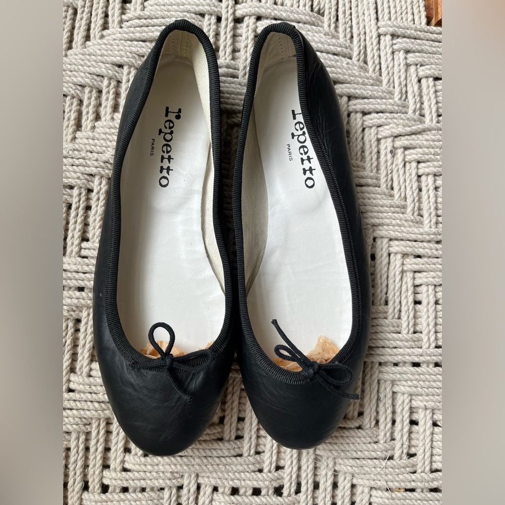 Repetto cendrillon black ballet flats